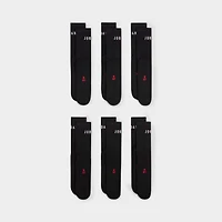 Jordan Everyday Crew Socks (6 Pack) / Black