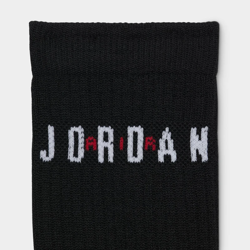 Jordan Everyday Crew Socks (6 Pack) / Black
