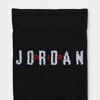 Jordan Everyday Crew Socks (6 Pack) / Black