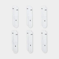 Jordan Everyday Crew Socks (6 Pack) / White