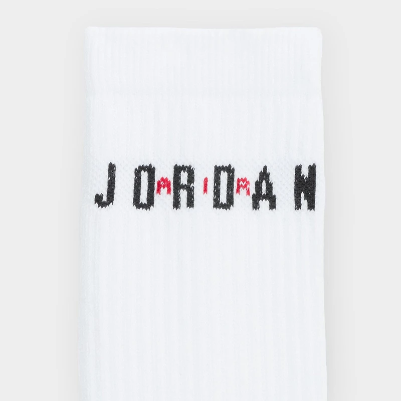 Jordan Everyday Crew Socks (6 Pack) / White
