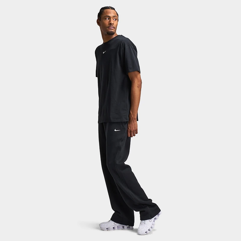 Nike Nocta Cardinal Fleece Open Hem Sweatpants Black / White