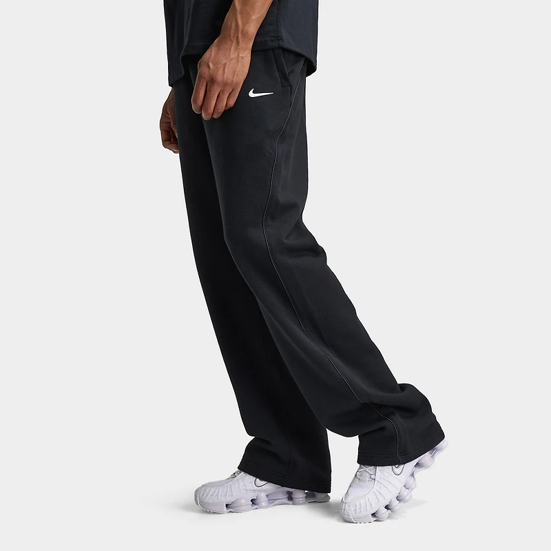 Nike Nocta Cardinal Fleece Open Hem Sweatpants Black / White