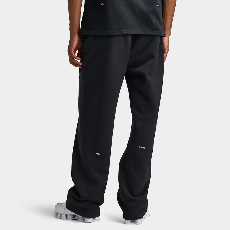 Nike Nocta Cardinal Fleece Open Hem Sweatpants Black / White