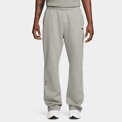 Nike NOCTA NRG Cardinal Woven Fleece Open Hem Pants Dark Grey Heather/Black