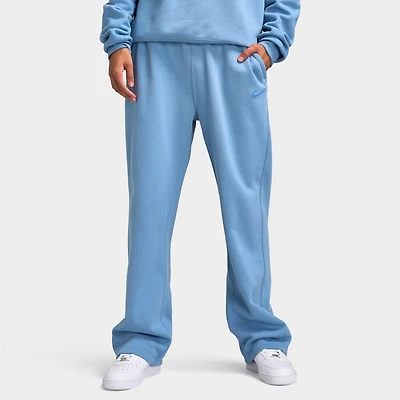 Nike NOCTA Pantalon molletonné à ourlet ouvert / bleu de travail