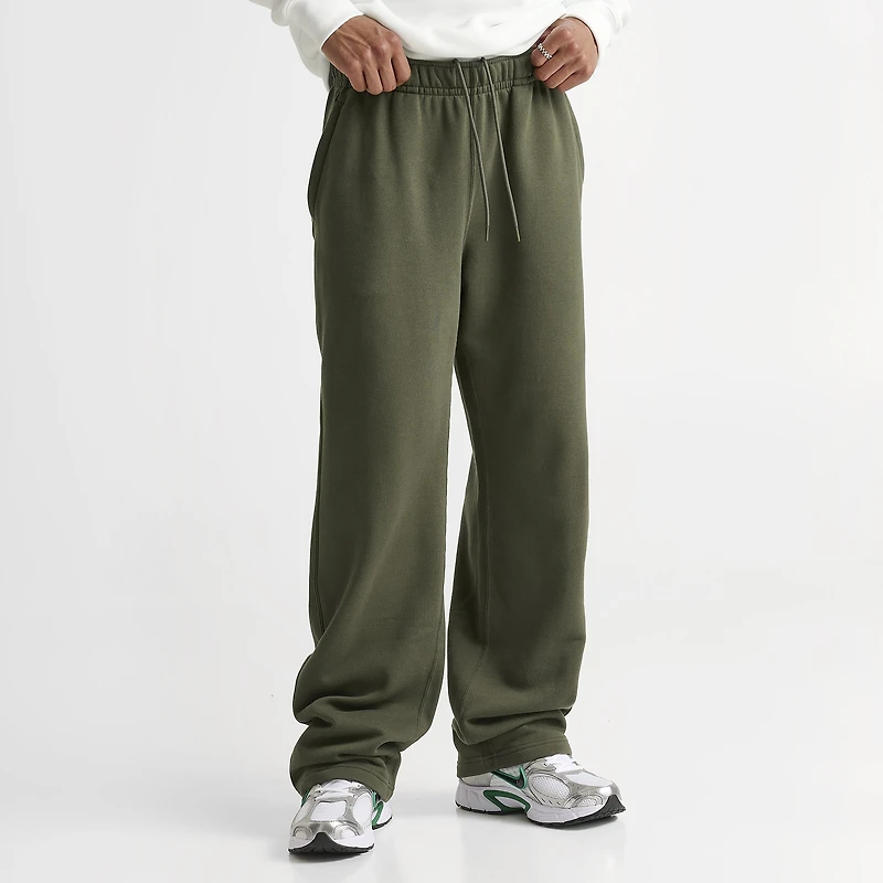 Nike NOCTA CS Cardinal Open Hem Fleece Pants Cargo Khaki / Team Red