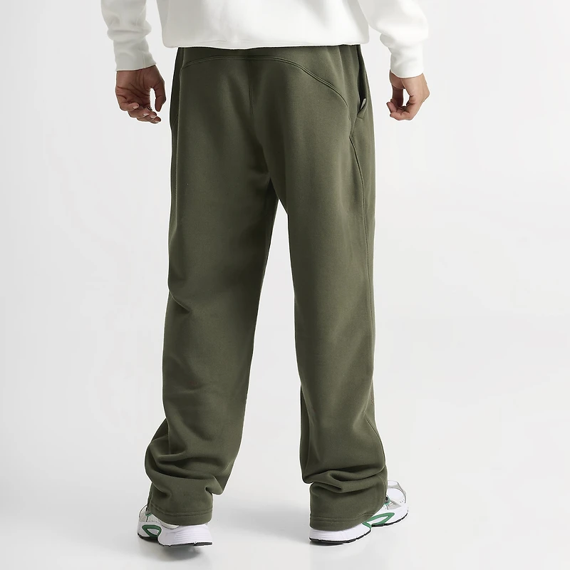 Nike NOCTA CS Cardinal Open Hem Fleece Pants Cargo Khaki / Team Red