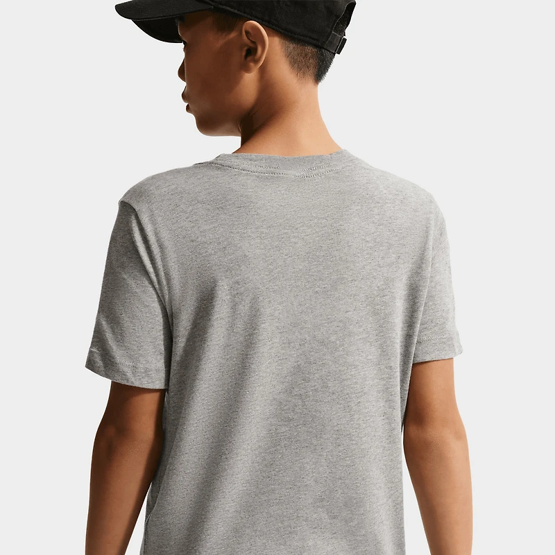 Nike Sportswear T-shirt Junior Futura Gris chiné / Blanc - Rouge