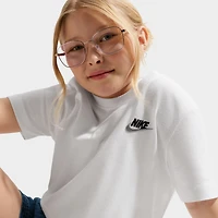 Nike Sportswear Juniors Futura T-shirt  Blanc / Noir - Gris