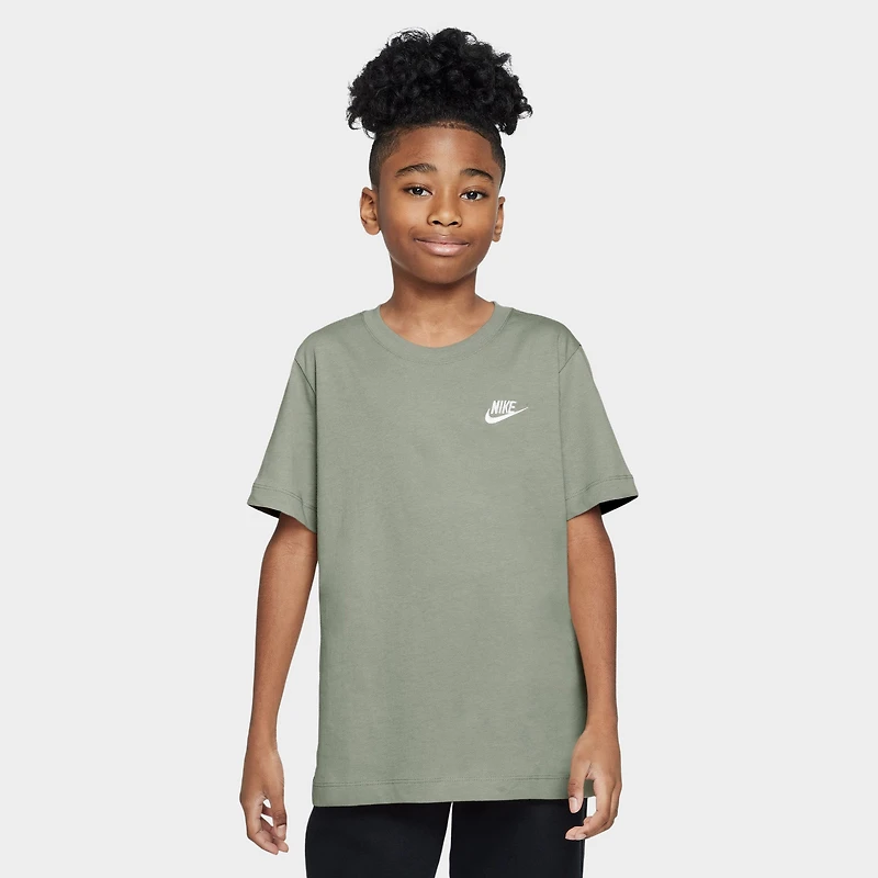 Nike Sportswear Juniors' Futura Tee Spruce Fog / White