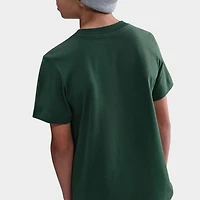 Nike Sportswear Juniors' Embroidered Futura T-Shirt / Fir