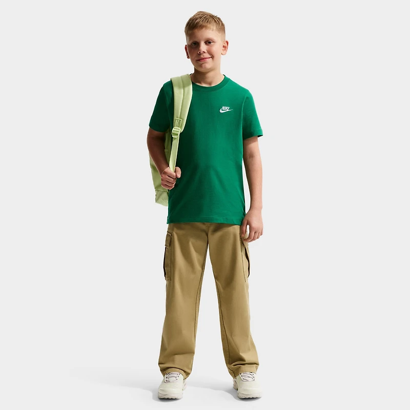 Nike Sportswear Juniors' Futura Tee Malachite / White