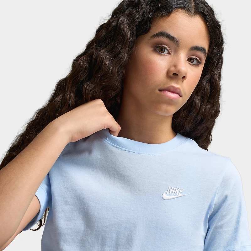 Nike Sportswear Junior Futura T-shirt Bleu Hydrogène / Blanc