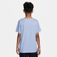 Nike Sportswear Juniors' Futura T-Shirt Hydrogen Blue / White
