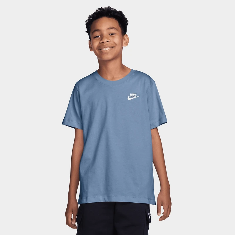 Nike Sportswear Juniors' Futura Tee Work Blue / White