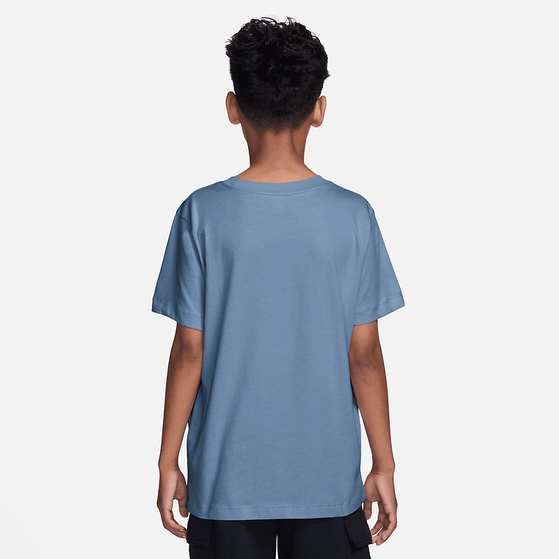 Nike Sportswear Juniors' Futura Tee Work Blue / White