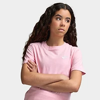 Nike Sportswear Juniors' T-Shirt EMB Futura / Rose Doux Moyen