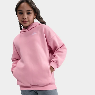 Nike Sportswear Club Fleece Oversized Pullover Hoodie / Med Soft Pink