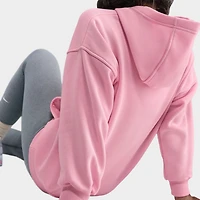 Nike Sportswear Club Fleece Oversized Pullover Hoodie / Med Soft Pink