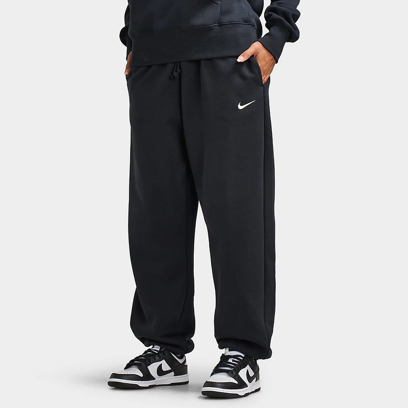 Nike Sportswear Women's Phoenix Fleece Pants Black / Sail