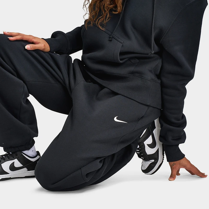 Nike Sportswear Women's Phoenix Fleece Pants Black / Sail