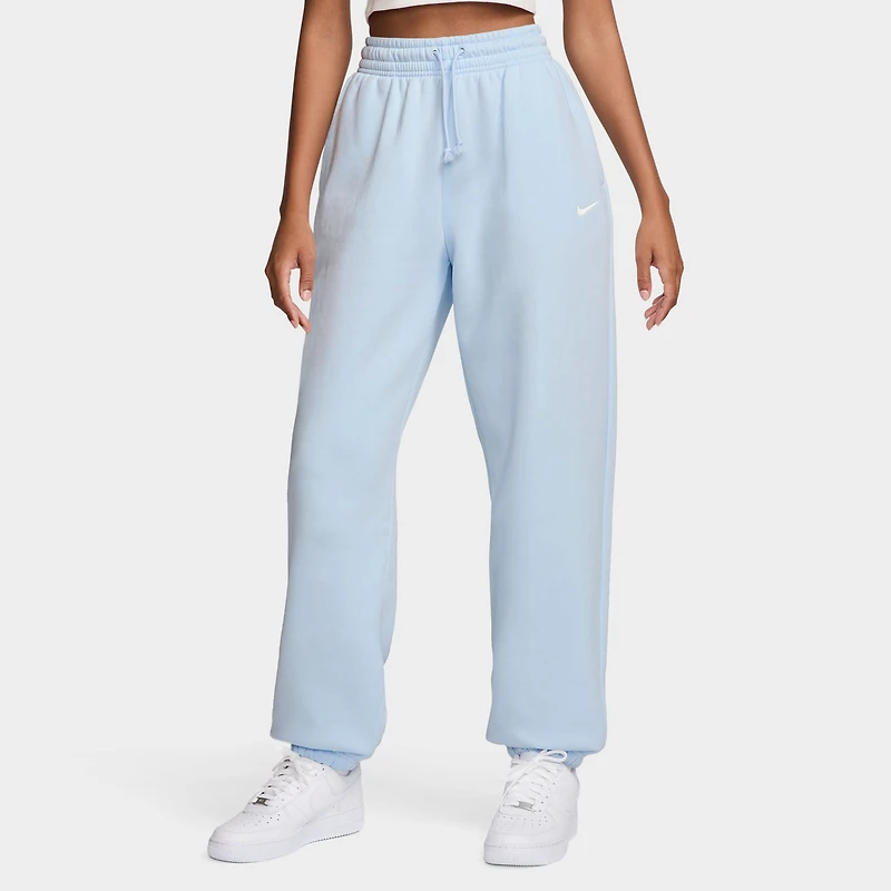 Nike Sportswear Women's Phoenix Fleece High-Waisted Oversized Sweatpants Blue Tint / Sail