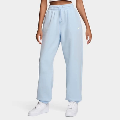 Nike Sportswear Women's Phoenix Fleece High-Waisted Oversized Sweatpants Blue Tint / Sail