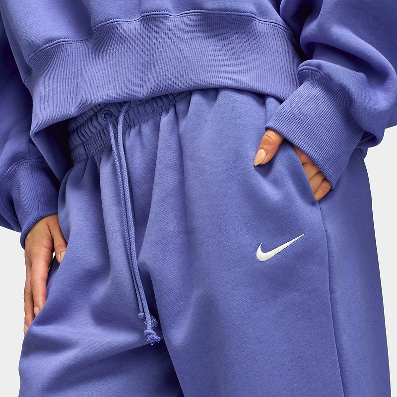 Nike Sportswear Phoenix Pantalon polaire pour femmes / Bleu clair à moyen