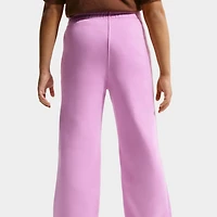 Nike Sportswear Juniors' Club Fleece Wide Leg Pants / Light Magenta
