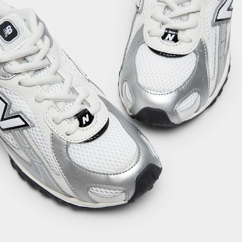 New Balance Juniors 204L Blanc / Gris Matière