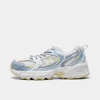 New Balance Juniors' 530 Light Arctic Grey / White