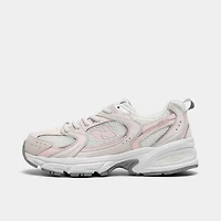 New Balance Juniors' 530 Grey Matter / Pink Salt