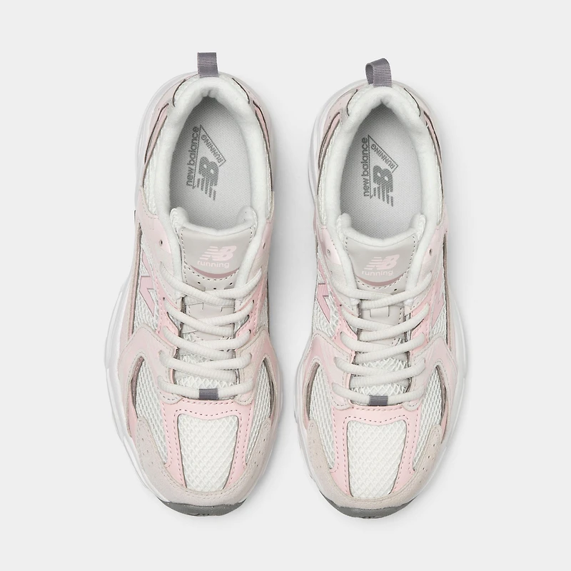 New Balance Juniors' 530 Grey Matter / Pink Salt