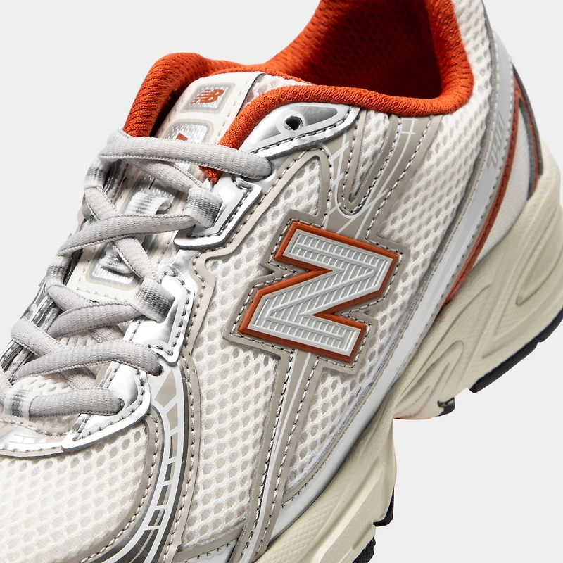New Balance Juniors 740 Argent Métallisé / Cannelle