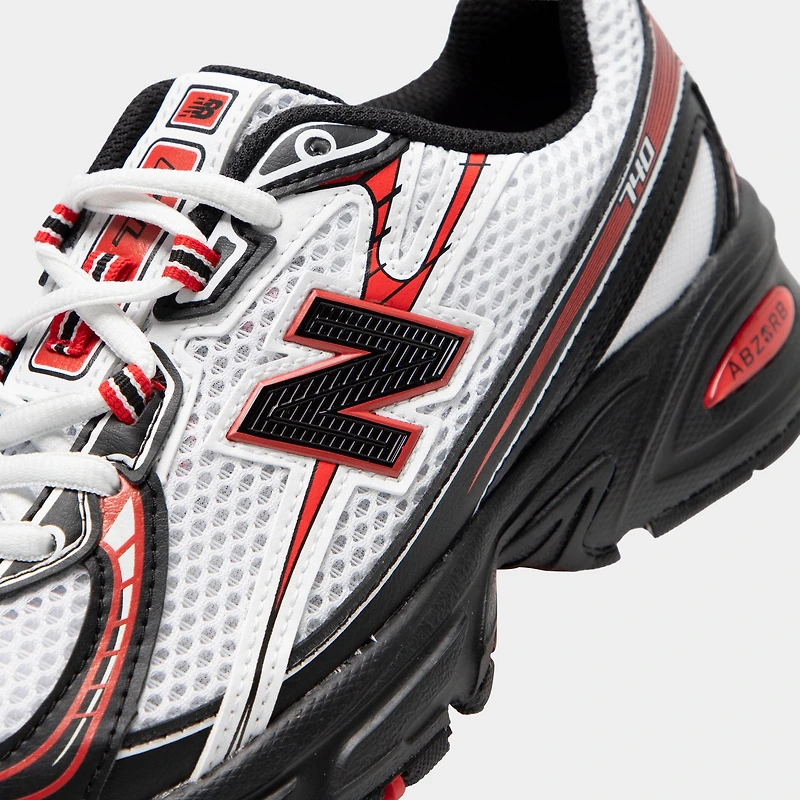 New Balance Juniors' 740 White / Black - Red
