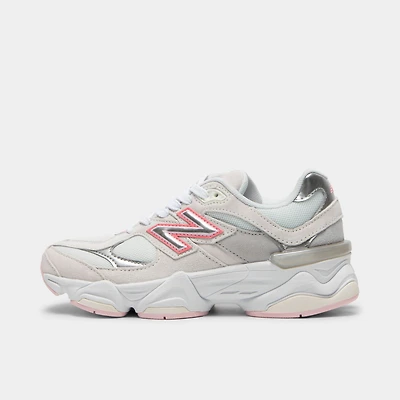 New Balance Juniors' 9060 White / Pink
