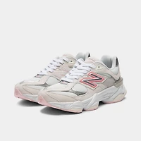 New Balance Juniors' 9060 White / Pink