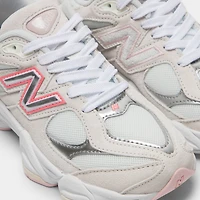New Balance Junior 9060 Blanc / Rose