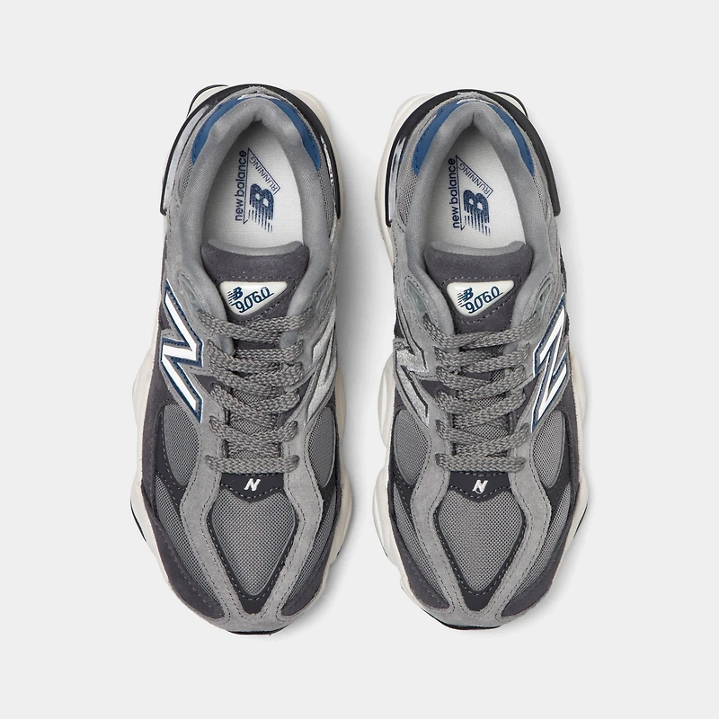 New Balance Junior 9060 Gris Ardoise / Aimant - Bleu Magique