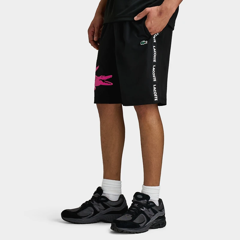 Lacoste Croc Woven Tape Short / Black