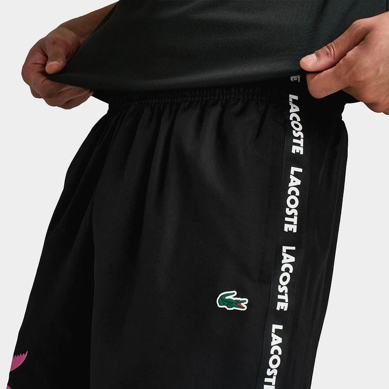 Lacoste Croc Short avec bande tissée / Noir