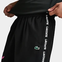 Lacoste Croc Short avec bande tissée / Noir