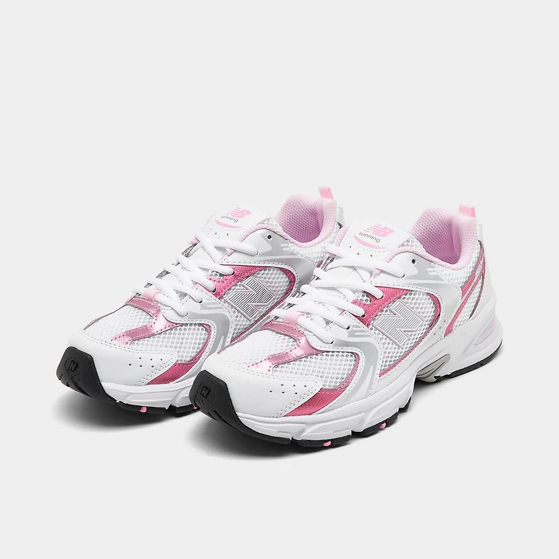 New Balance Juniors' GR530RK White / Pink - Silver