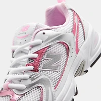 New Balance Juniors' GR530RK White / Pink - Silver