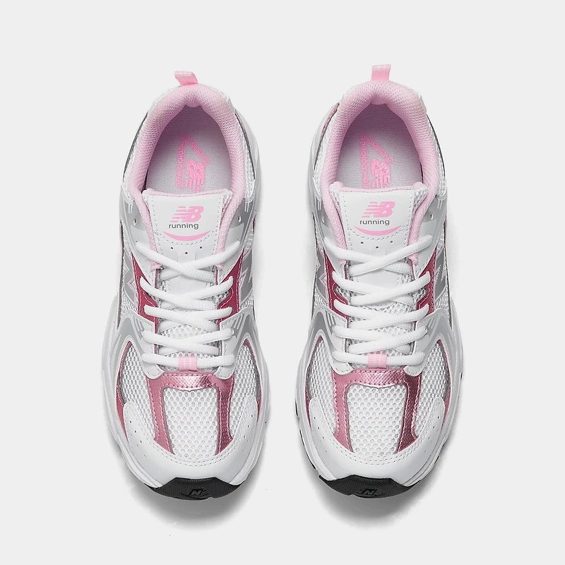 New Balance Juniors' GR530RK Blanc / Rose - Argent