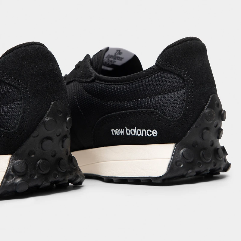 New Balance Juniors' 327 Black / White