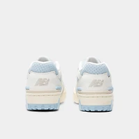 New Balance Juniors' 550 White / Light Blue