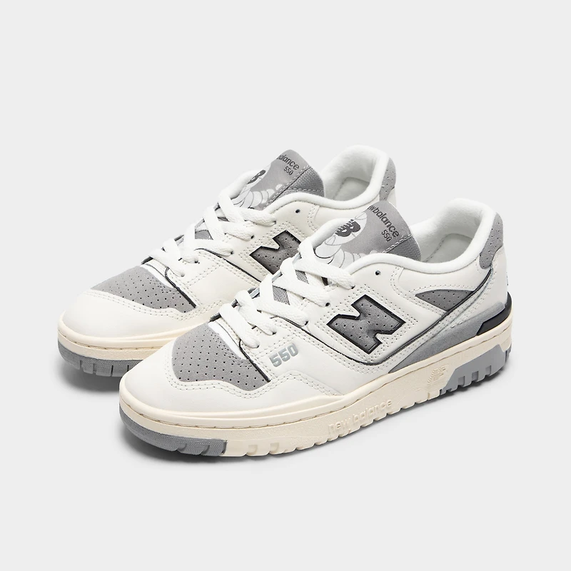 New Balance Juniors' 550 White / Grey