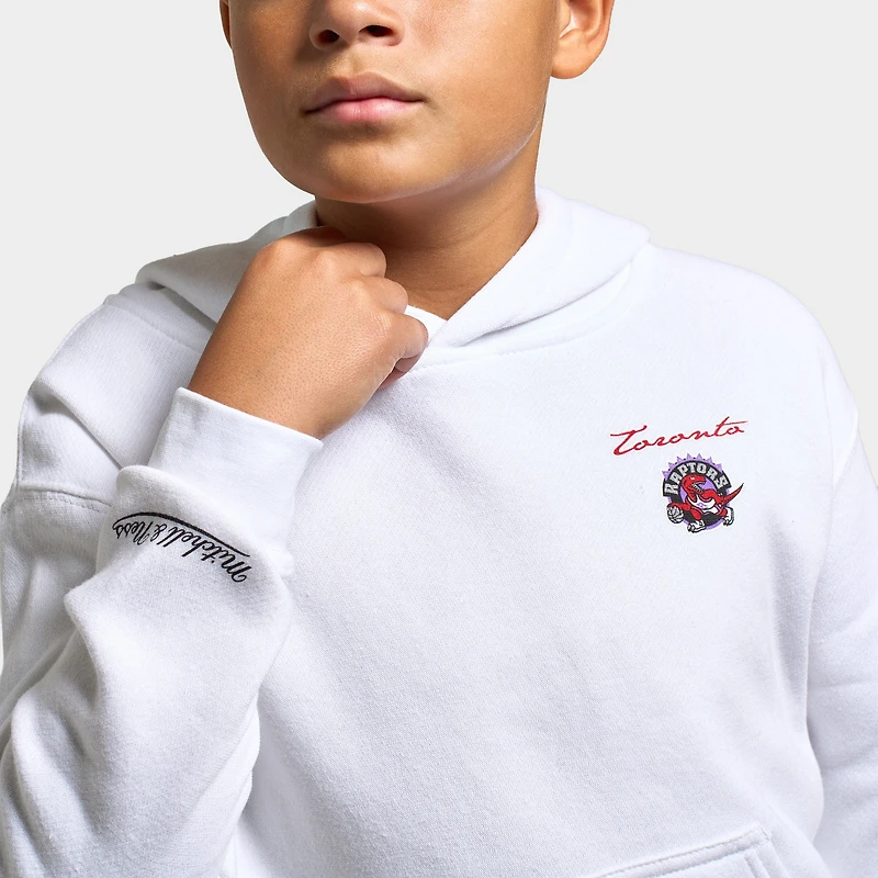 Mitchell & Ness Juniors' Tattoo Style Graphic Hoodie / White